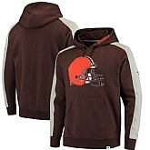 Men's Cleveland Browns NFL Pro Line by Fanatics Branded Iconic Pullover Hoodie Brown,baseball caps,new era cap wholesale,wholesale hats